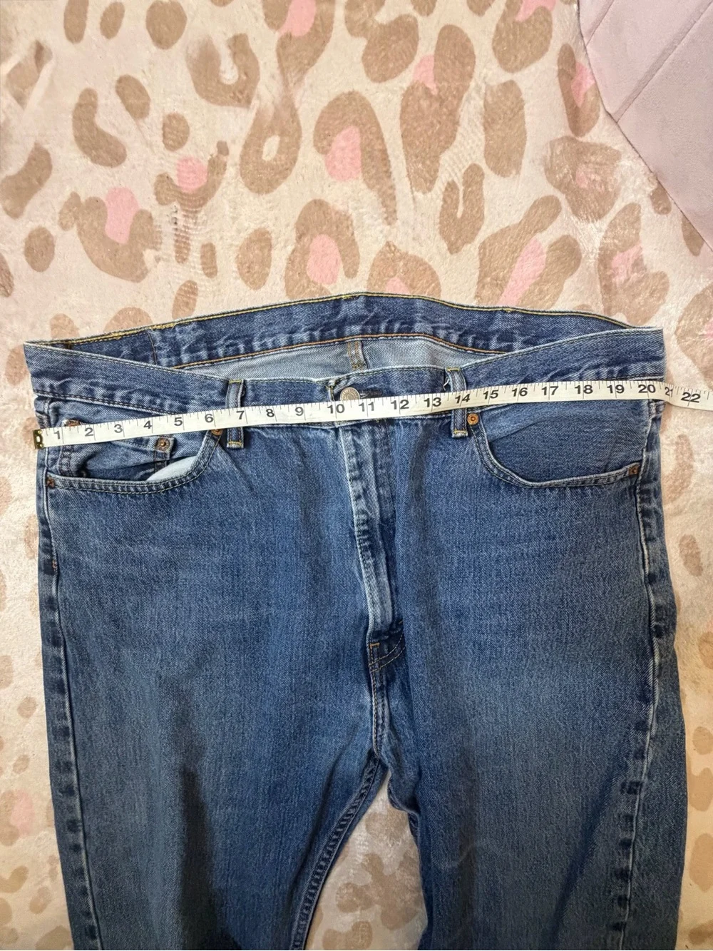 Levi’s 505 Regular Fit Jeans 42x30 Medium Wash Denim